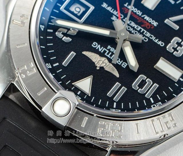 breitling手錶 百年靈復仇者二代世界時間腕表 百年靈自動上弦機械男表 百年靈高端男表  hds1627